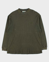 Vintage 90s Guess Waffle Long Sleeve T-shirt - M