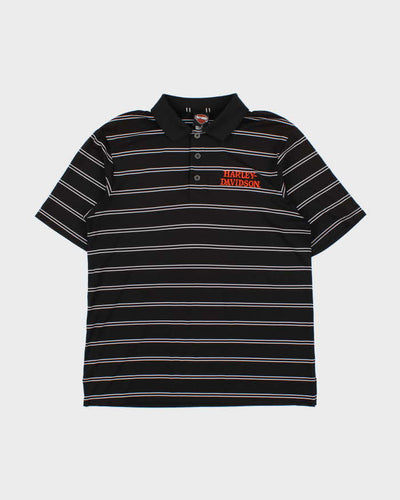 Vintage 00s Harley Davidson Polo Shirt - L