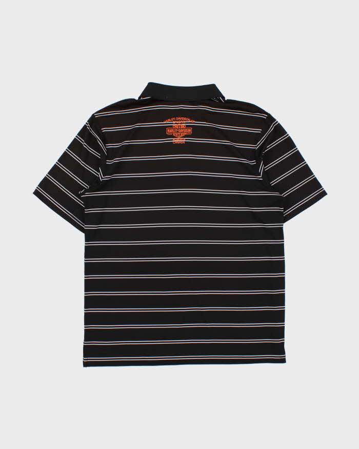 Vintage 00s Harley Davidson Polo Shirt - L
