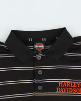 Vintage 00s Harley Davidson Polo Shirt - L