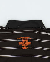 Vintage 00s Harley Davidson Polo Shirt - L
