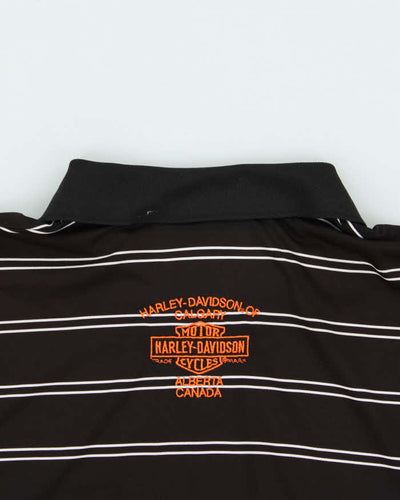 Vintage 00s Harley Davidson Polo Shirt - L