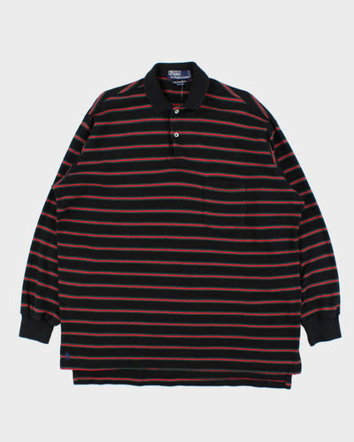 Vintage Ralph Lauren Jersey Long Sleeve Polo Shirt - XXL