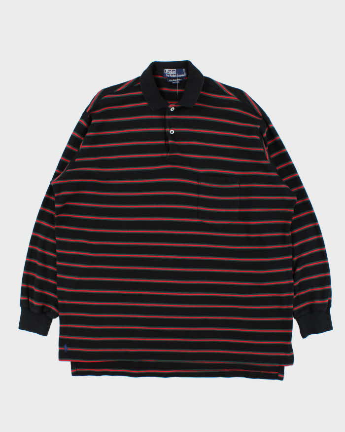 Vintage Ralph Lauren Jersey Long Sleeve Polo Shirt - XXL