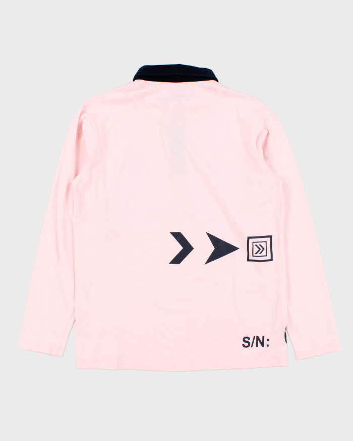 Vintage 00s Diesel Long Sleeve Polo Shirt - L