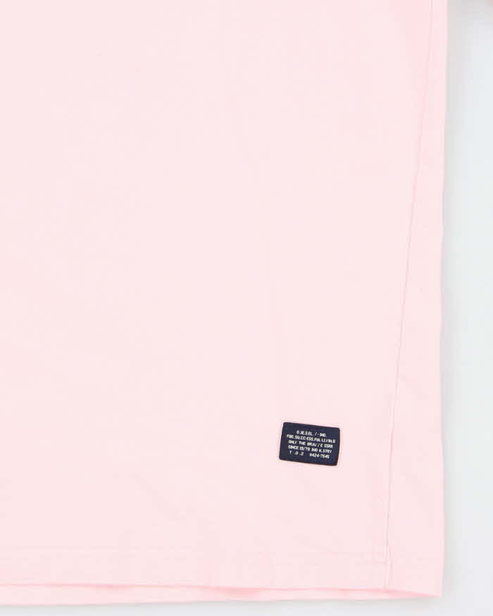Vintage 00s Diesel Long Sleeve Polo Shirt - L