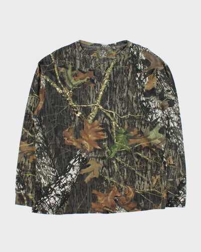 Vintage Realtree Mossy Oak Long Sleeve T-shirt - XXL