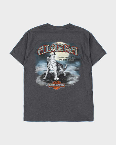 Vintage Harley Davidson Wolf T-shirt - M