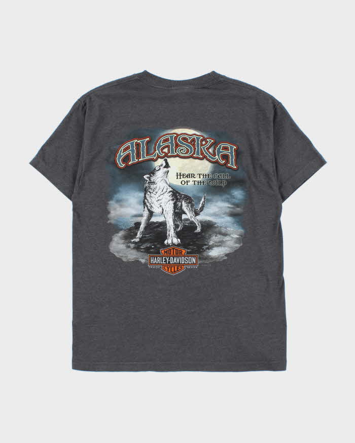 Vintage Harley Davidson Wolf T-shirt - M