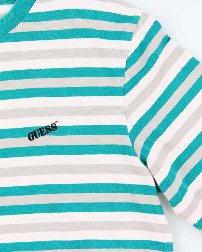 Vintage 90s Guess Originals Stripe Long Sleeve T-shirt - L