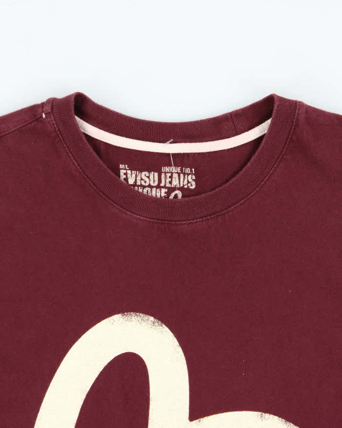 Vintage 00s Evisu Short Sleeve T-shirt - M