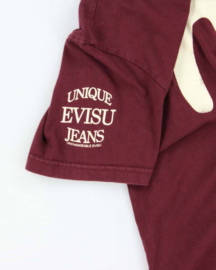 Vintage 00s Evisu Short Sleeve T-shirt - M
