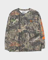 Vintage Carhartt Camouflage Long Sleeve T-Shirt - M