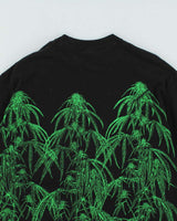 Vintage 90s Fruit Of The Loom Weed Graphic Glow In The Dark T-Shirt - XL
