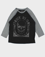Vintage Y2K 00s True Religion Graphic 3/4 Sleeve T-Shirt - M