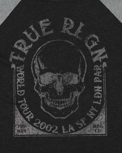 Vintage Y2K 00s True Religion Graphic 3/4 Sleeve T-Shirt - M