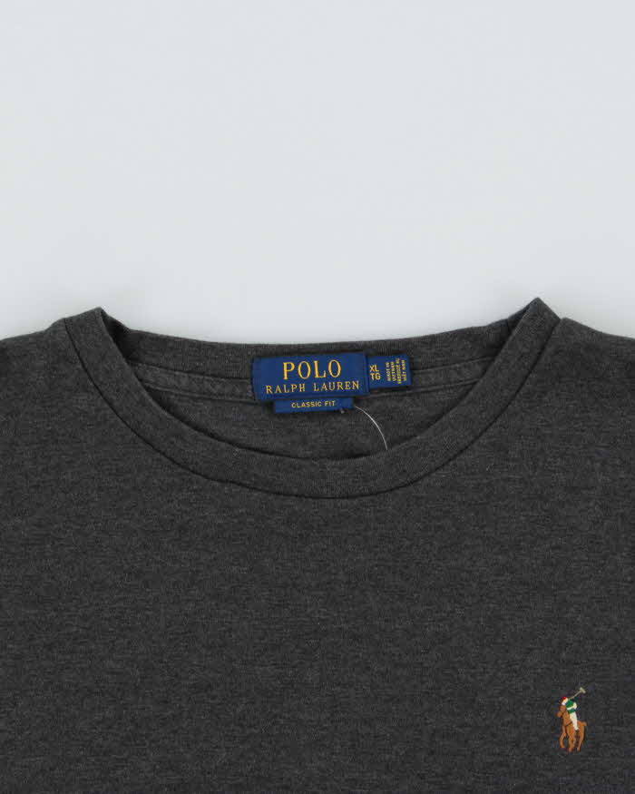 Polo Ralph Lauren Grey Long Sleeve T-Shirt - XL