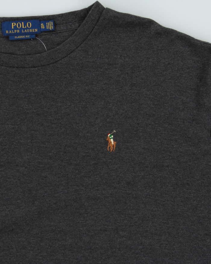 Polo Ralph Lauren Grey Long Sleeve T-Shirt - XL