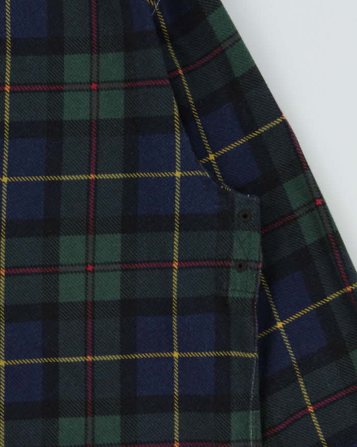 Vintage Y2K 00s Polo Ralph Lauren Tartan Large Pony Rugby Shirt