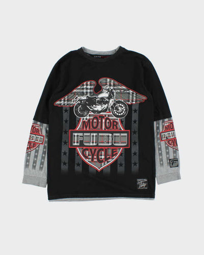 Vintage 00s Fubu Long Sleeve T-shirt - L