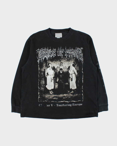 Vintage Ice Valley Cradle Of Filth Heavyweight Long Sleeve T-shirt 