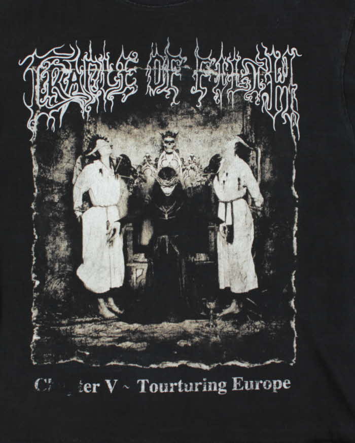 Vintage Ice Valley Cradle Of Filth Heavyweight Long Sleeve T-shirt - XXXL