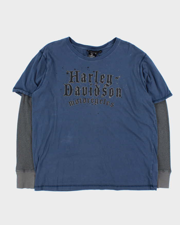 Vintage 00s Harley Davidson Long Sleeve T-shirt - L