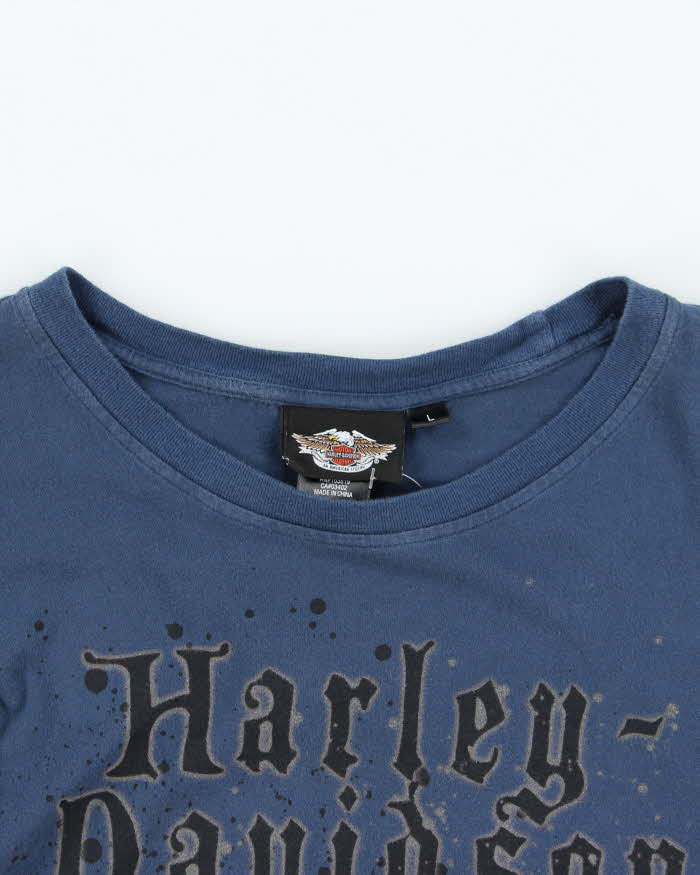 Vintage 00s Harley Davidson Long Sleeve T-shirt - L