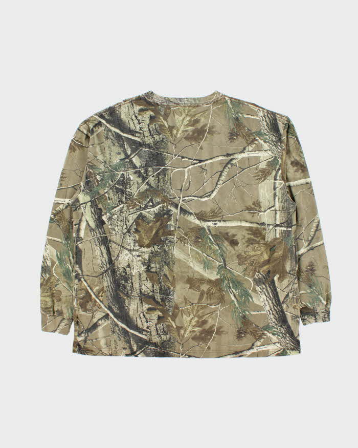 Vintage Carhartt Camouflage Long Sleeve T-shirt - XL