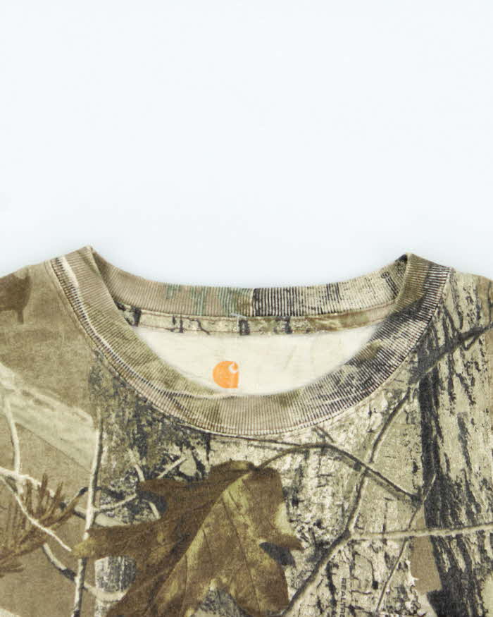 Vintage Carhart Camouflage Long Sleeve T-shirt - XL