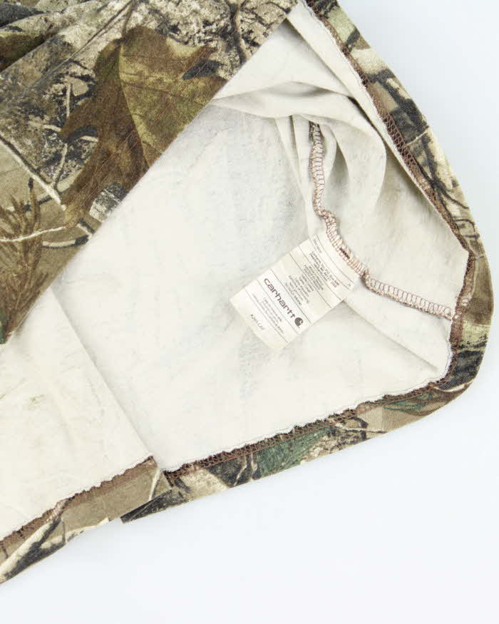 Vintage Carhartt Camouflage Long Sleeve T-shirt - XL
