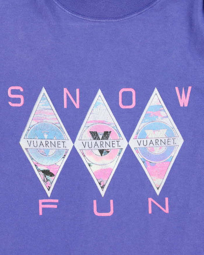 Vintage 90s Vuarnet Single Stitch Long Sleeve T-shirt - M