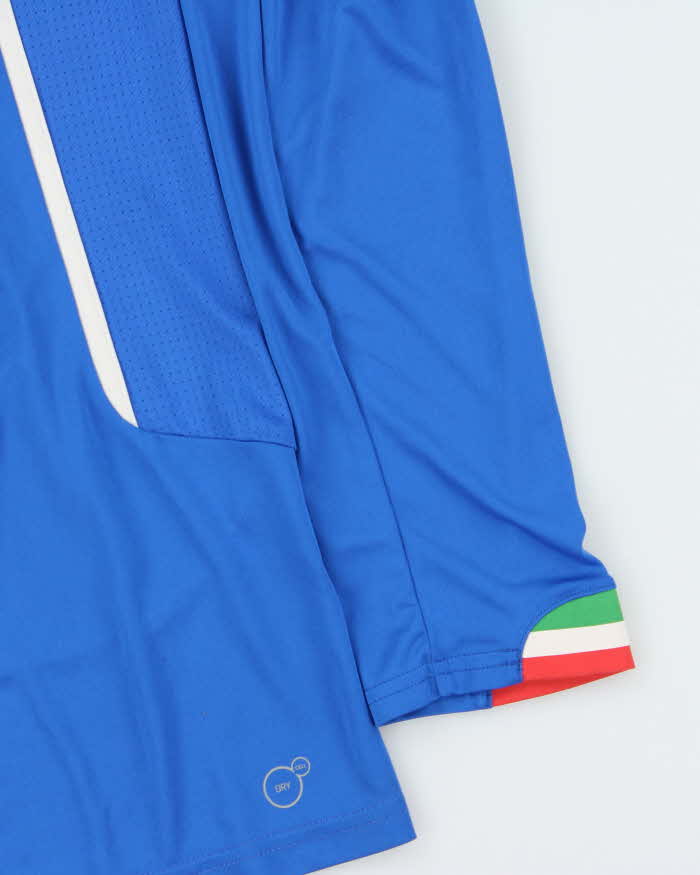 2014-16 Puma Italy Home Long Sleeve Football Shirt - M