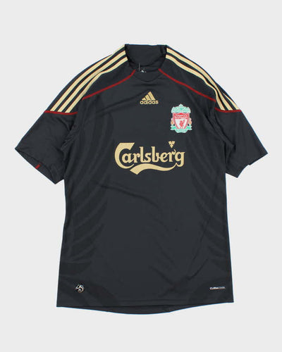 Vintage 2009-10 Adidas Liverpool Away Short Sleeve Football Shirt - M