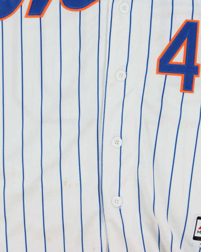 Majestic New York Mets Bartolo Colon Baseball Jersey - M