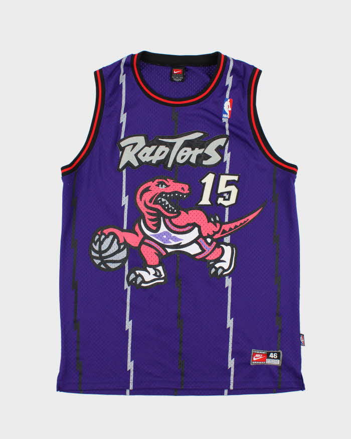 Vintage 1990s Nike Team Raptors Carter Basketball Jersey  - L