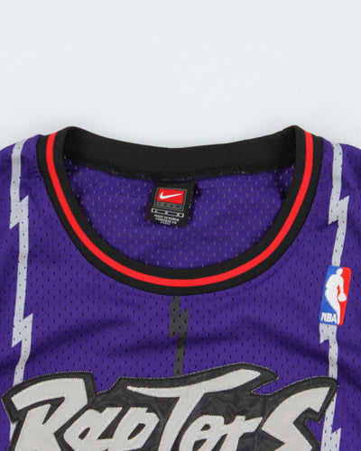 Vintage 1990s Nike Team Raptors Carter Basketball Jersey  - L