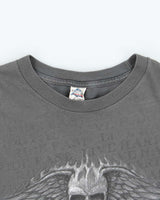 Vintage Y2k 00s Biker Long Sleeve T-Shirt - L