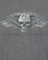 Vintage Y2k 00s Biker Long Sleeve T-Shirt - L