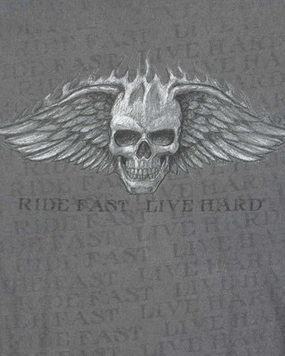 Vintage Y2k 00s Biker Long Sleeve T-Shirt - L