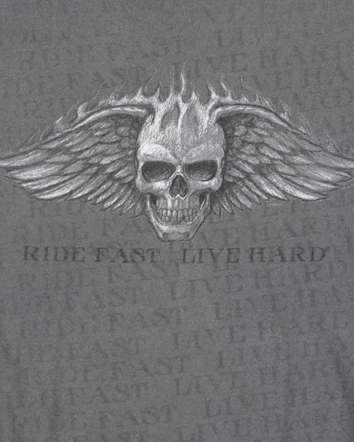 Vintage Y2k 00s Biker Long Sleeve T-Shirt - L