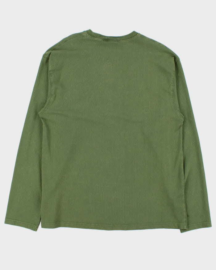 Stussy Sport Spell Out Logo Long Sleeve T-Shirt - L