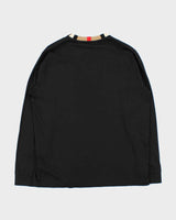 Burberry Jayson Black Nova Check Collared Long Sleeve T-Shirt - M