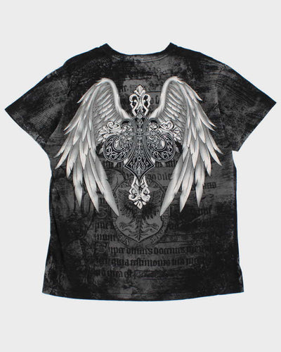 Vintage Y2K 00s Konflic Gothic T-Shirt - XL