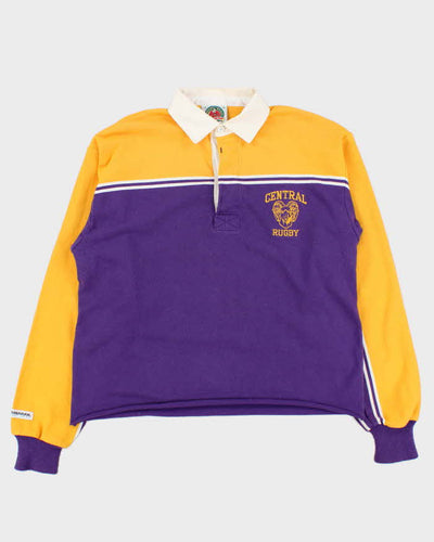 Vintage 1990s Barbarian Long Sleeve Rugby Shirt - M