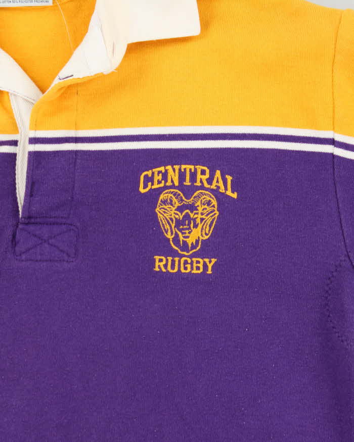 Vintage 1990s Barbarian Long Sleeve Rugby Shirt - M