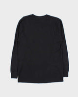 Stussy Spell Out Cracked Print Long Sleeve T-Shirt - M