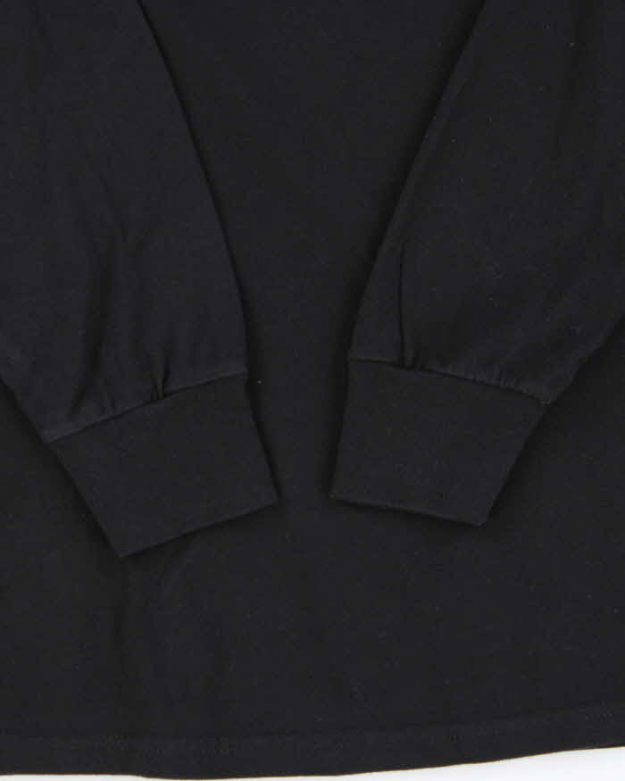 Stussy Spell Out Cracked Print Long Sleeve T-Shirt - M