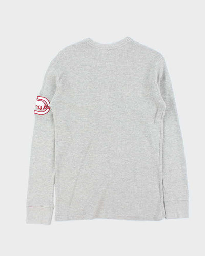 Vintage Y2K 00s Ecko UNLTD Waffle Knit Long Sleeve T-Shirt - M
