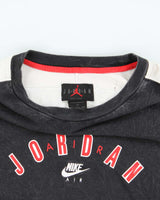 Vintage Nike Air Jordan Cement Spell Out Long Sleeve T-Shirt - XXL